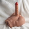 XISE - PEEL DILDO ASS REALISTIC DILDO MASTURBATOR FRONT POSITION WITH THRUSTING 17.5 CM