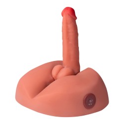 XISE - HONEY REALISTIC DILDO MASTURBATOR WITH VIBRATION 25 CM