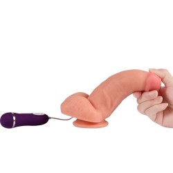 SHEQU - RED EAGLE VIBRATOR DILDO WITH REMOTE CONTROL 17 CM