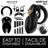 ADDICTED TOYS LOCKED - OBSIDIAN HOLD JAULA PARA PENE TALLA M