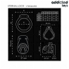 ADDICTED TOYS LOCKED - ETERNAL LOCK JAULA PARA PENE 9 CM