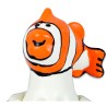 CONDOMERIE - HANDPAINTED NOVELTY CONDOMS FISH ORANGE