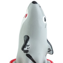 CONDOMERIE - HANDPAINTED NOVELTY CONDOMS SHARK MODEL 1