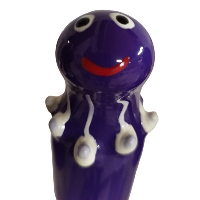 CONDOMERIE - HANDPAINTED NOVELTY CONDOMS OCTOPUS PURPLE