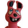 CONDOMERIE - HANDPAINTED NOVELTY CONDOMS LAUGHING PINK HARE