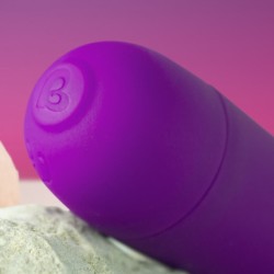 ROCKS- OFF - GLO- GIRL VIBRATOR WAND MINI PURPLE