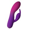 ROCKS- OFF - GLO- GIRL PURPLE RABBIT VIBRATOR