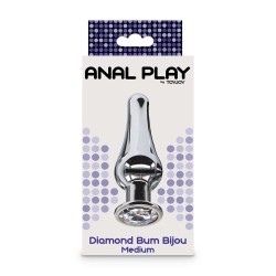 TOYJOY - ANAL PLAY DIAMANTE BUM BIJOU PLUG ANAL MEDIANO