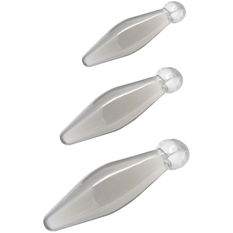 TOYJOY - ANAL PLAY RIMMER DE DEDO 3 PIEZAS TRANSPARENTE