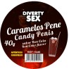 DIABLO PICANTE - 20 CARAMELOS CON FORMA DE PENE CON SABOR RON COLA