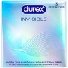 DUREX - PRESERVATIVOS INVISIBLE ULTRA FINO 3 UNIDADES