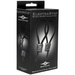 ELECTRASTIM - PRESTIGE ELECTRA LOOPS ANILLOS DE PENE AJUSTABLES NEGRO