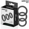 ADDICTED TOYS - SET DE ANILLOS SILICONA PLANOS