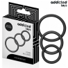 ADDICTED TOYS - SET OF SILICONE RINGS MODEL 2