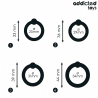 ADDICTED TOYS - SET OF PRESSURE SILICONE RINGS