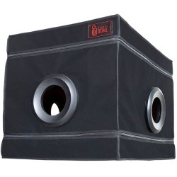 SECRET DOME - KINK CLUB LA NICHE CABINA  NEGRO  ROJO