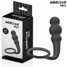 ADDICTED TOYS - PLUG ANAL CON ANILLO SILICONA MODELO 1