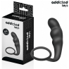 ADDICTED TOYS - PLUG ANAL CON ANILLO SILICONA MODELO 4
