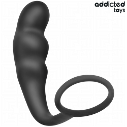 ADDICTED TOYS - ANAL PLUG WITH RING SILICONE MODEL 4