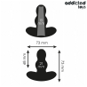 ADDICTED TOYS - HOLLOW ANAL PLUG SILICONE SIZE S 7.3 CM
