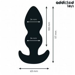ADDICTED TOYS - ANAL PLUG SILICONE SIZE L 11.7 CM