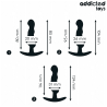 ADDICTED TOYS - SET DE 3 PLUG ANAL SILICONA MODELO 1