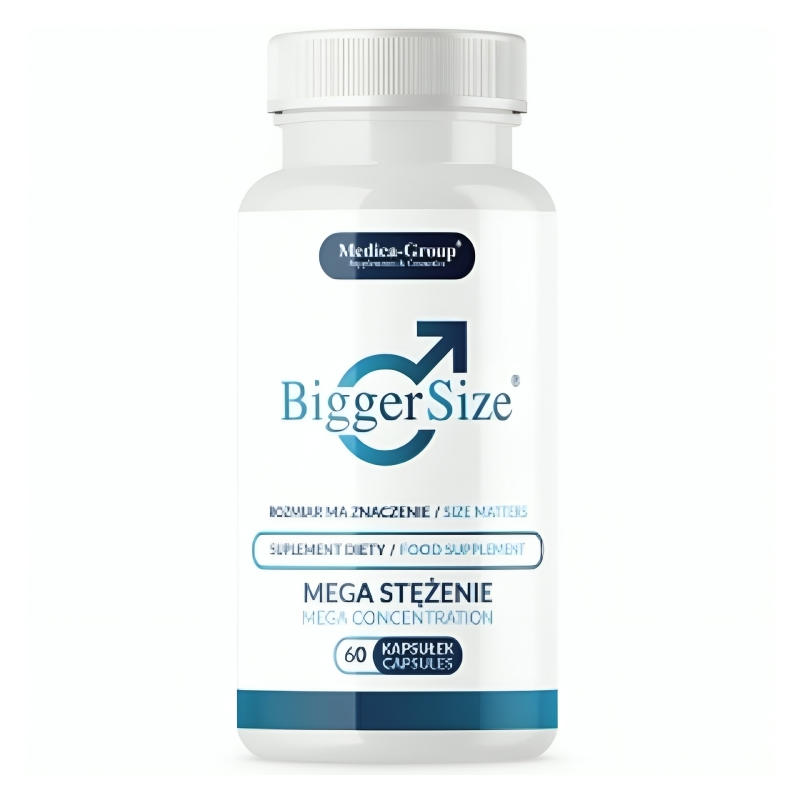 BiggerSize  Complemento Alimenticio Natural para Potenciar la Vitalidad y la Energía Masculina