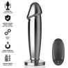 INTENSE - ANAL PLUG 10 VIBRATIONS METAL DILDO WITH REMOTE CONTROL M