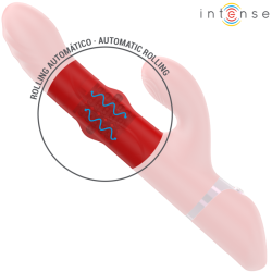 INTENSE - LELE MULTIFUNCTION VIBRATOR ROTATING  OSCILLATION  STIMULATION RED