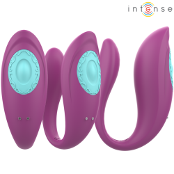 INTENSE - ANNIE ESTIMULADOR  VIBRADOR FORMA DE U MORADO CONTROL REMOTO