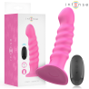 INTENSE - CINDY VIBRADOR TALLA L DISEÑO EN ESPIRAL 10 VIBRACIONES ROSA CONTROL REMOTO