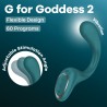 SATISFYER - G FOR GODDESS 2 VIBRADOR RABBIT VERDE