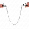 KINK - FLAT CHAIN NIPPLE CLAMPS SILVER 34 CM