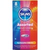 SKINS - ASSORTED PREMIUM CONDOMS PACK 8