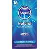SKINS - NATURAL PREMIUM CONDOMS PACK 16