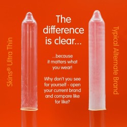 SKINS - ULTRA THIN PREMIUM CONDOMS PACK 8