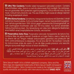 SKINS - ULTRA THIN PREMIUM CONDOMS PACK 4