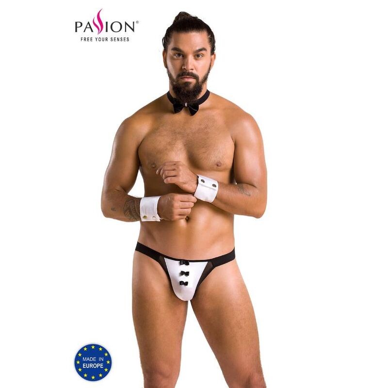 PASSION - 036 SLIP ALFROJO NEGRO L/XL