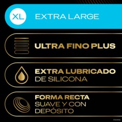 DUREX - CONEXIÓN TOTAL XL ULTRA FINO PLUS SIN LÁTEX 10 UNIDADES