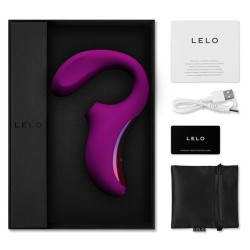 LELO - ENIGMA DOUBLE SUCTION STIMULATION PURPLE MASSAGER