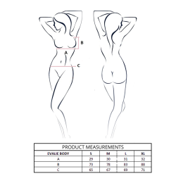 PASSION - EVALIE BODY BLACK S/M