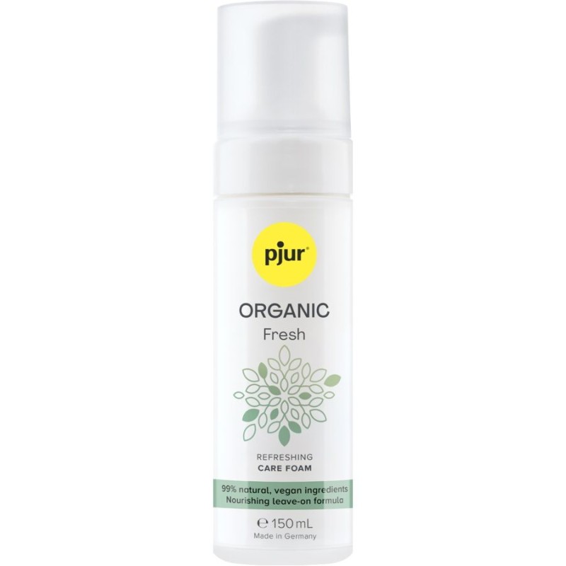 PJUR - ORGANIC FRESH ESPUMA REFRESCANTE VEGANA SIN ENJUAGUE 150 ML