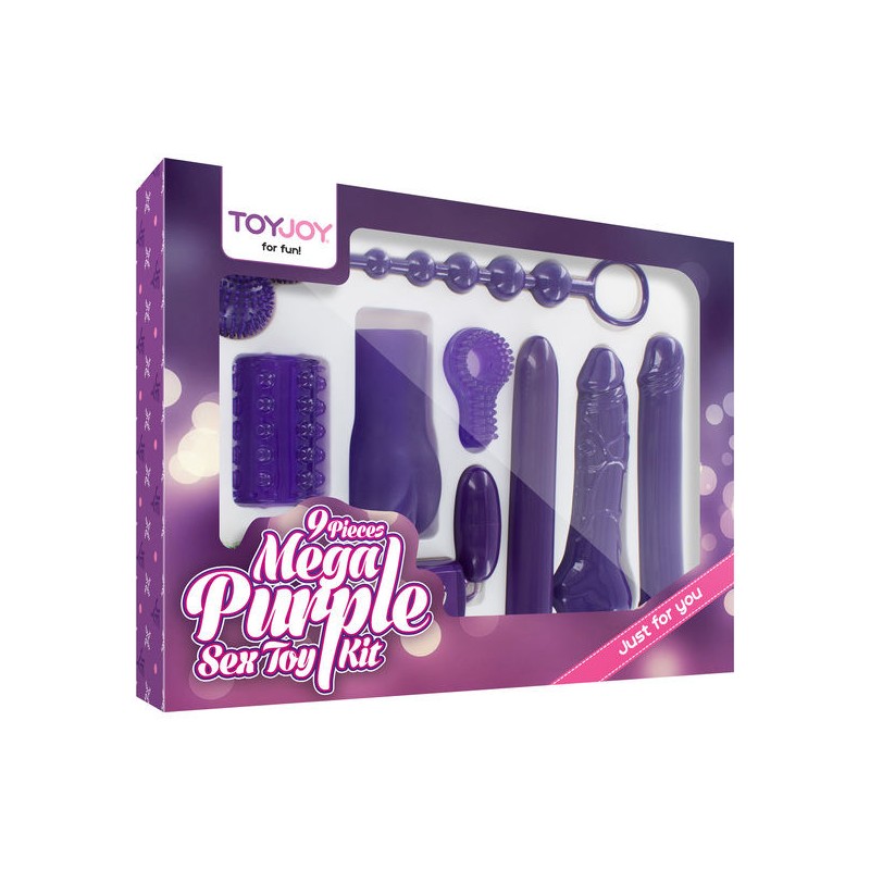 TOYJOY - JUST FOR YOU MEGA PURPLE SEX TOY KIT