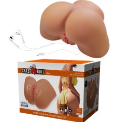 CRAZY BULL - ILANA TRASERO FEMENINO REALISTA VIBRADOR  SUCCIONADOR CON SONIDO 6.8 KG