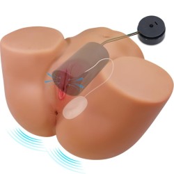 CRAZY BULL - ILANA TRASERO FEMENINO REALISTA VIBRADOR  SUCCIONADOR CON SONIDO 6.8 KG