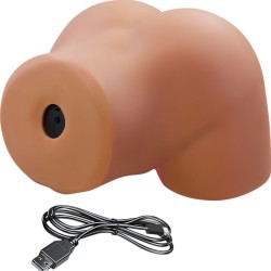 CRAZY BULL - ILANA TRASERO FEMENINO REALISTA VIBRADOR  SUCCIONADOR CON SONIDO 6.8 KG