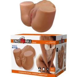 CRAZY BULL - WENDY TRASERO FEMENINO REALISTA VIBRADOR  SUCCIONADOR CON SONIDO 11 KG