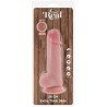 GET REAL - PENE REALÍSTICO DELUXE CON TESTÍCULOS EXTRA GRUESO 20 CM