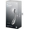 SATISFYER - PURE GRAVITY 2 DILDO ACERO INOXIDABLE DOBLE USO