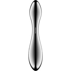 SATISFYER - PURE GRAVITY 3 DILDO ACERO INOXIDABLE DOBLE USO